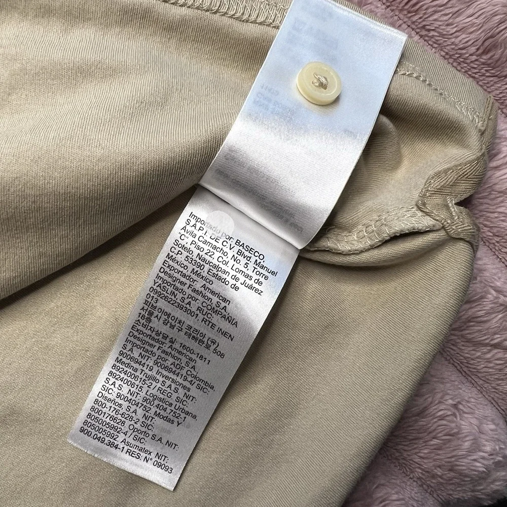 Calvin Klein Polo Shirt Mens XL Khaki Liquid Touch Short Sleeve‎ Casual Stretch